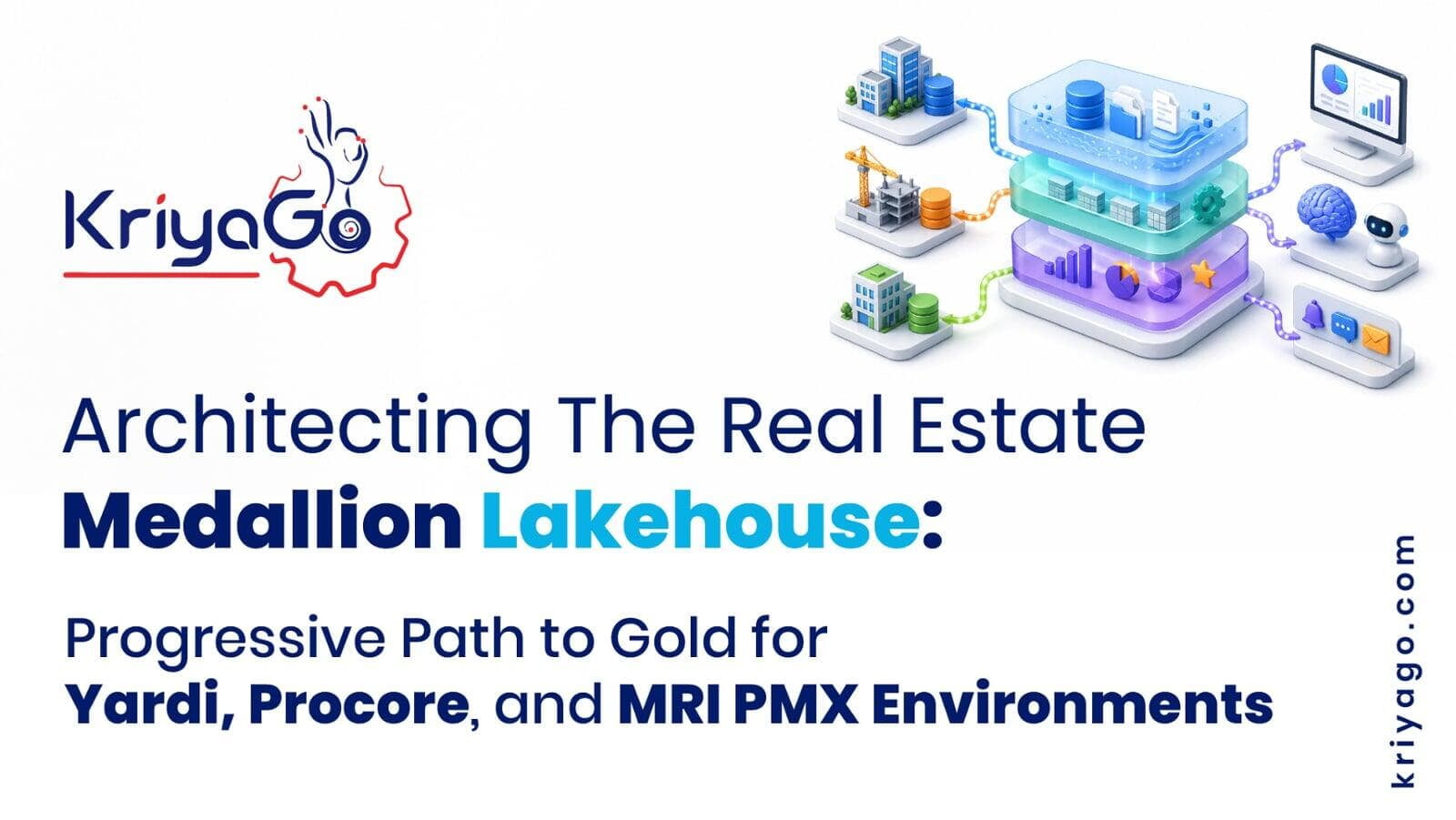 Real Estate Medallion Lakehouse: Yardi, Procore & MRI | KriyaGo